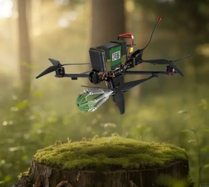 FlyNet-Kit 2 - Netzwerfer FlyNet-Kit 2 - Netzwerfer für FPV Drohnen